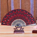 Chinese Peacock Sequins Dance Fans Square Dance Fans Props Promd Party H6H2