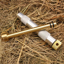 Brass Outdoor Fire Piston Set, Emergency Tool, Aluminum Fire