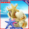 Conch Sea Star Full Round Drill Mosaic Wall Art Picture of Rhinestone Decoration