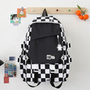 #A Casual Backpack Large Capacity School Backpacks Zipper Girl Rucksack for Coll