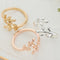 Yarn Guides Opening Finger Wear Crochet Loop Sewing Leaves Shape Knitting Ring