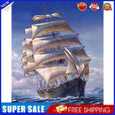 Oil Paint By Numbers Picture DIY Drawing Painting Kit Abstract Boat Artwork