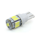 9SMD Light Bulbs Car LED Reading Bulbs License Plate Light Dome Map T10 W5W