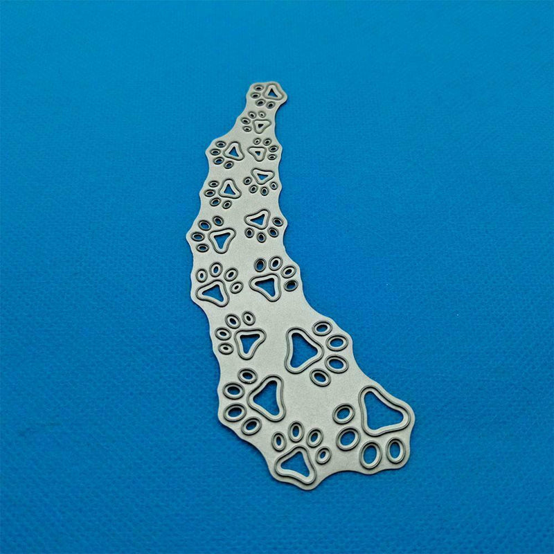 Dog Paw Print Metal Cutting Dies Stencil Scrapbooking Card Hot Z3Q6- Emboss W3P4