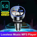 Car Wireless Bluetooth FM Transmitter MP3 Player 2USB Fast Adapter Charger