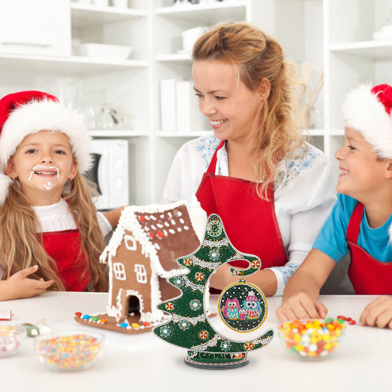 DIY 5D Mosaic Crystal Christmas Tree Diamond Painting Kit Rhinestone Craft