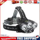 3x T6+2x XPE LED Headlight 6 Modes Rechargeable Head Lamp Torch Flashlight