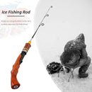 Portable Fiberglass Ice Fishing Rod Outdoor Angling Spinning Winter Fishing Pole