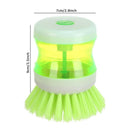 Handle 2 In 1 Soap Dispensers Pot Dish Brush Wash Pot Brush Cleaning Brushes