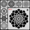 DIY Craft Layering Stencils Painting template Scrapbooking Mandala Auxiliary