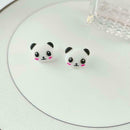 Animal Panda Stud Earrings For Women Alloy Earrings Fashion Jewelry Gift A0K2