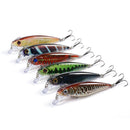 6pcs 8.6cm/9.1g Hard Plastic Minnow Fishing Lures Wobblers Artificial Baits