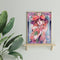 Oil Paint By Numbers Girl Dressed By Flower Coloring Picture L451