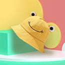 Children Sunhat Frog Bucket Hat Women Plain Adults Outdoor Beach Sunshade C