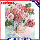 5D Diamond Painting Table Rose Full Round Rhinestone DIY Crafts Home Decorations