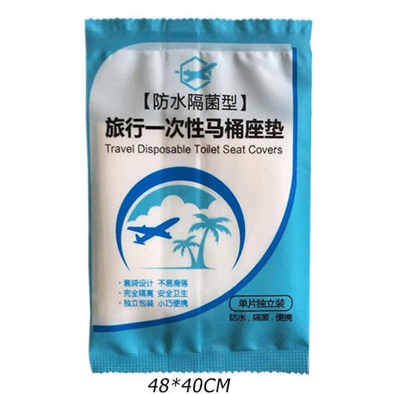 100pcs Disposable Toilet Seat Cover Safety Travel Bathroom Toilet Paper Pad