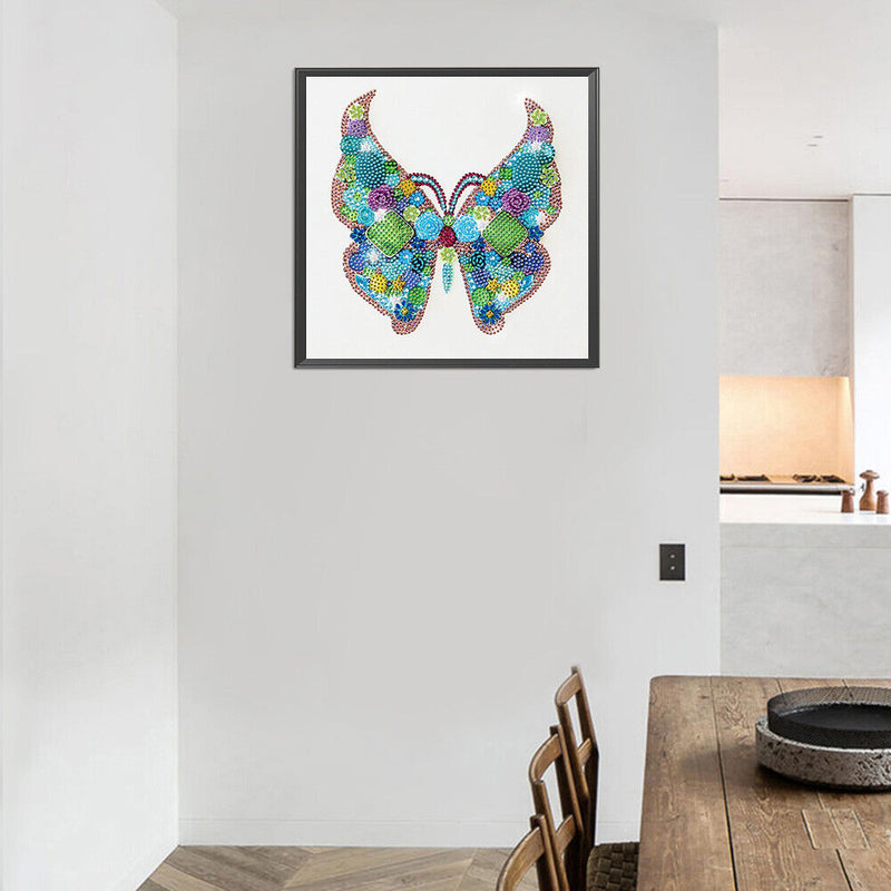 Diamond Painting DIY Butterfly Partial Special Shape Drill Mosaic (KA359) Newly