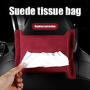 Car Tissue Box Auto Paper Towel Backseat Napkin Case Storage (Wine Red) Newly