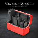 Wireless Microphone Charging Compartment Box for DJI Action 2/OM 5 (Red) Newly