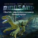 DIY 2.4GHz RC Dinosaur LED Light Walking Remote Control Raptor Velociraptor