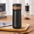 Steel Self-Lock Tea Maker Espresso Coffee 320ML French Press Coffee Maker