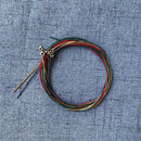 6pcs/set Rainbow Colorful Guitar Strings for Folk Acoustic Guitar Parts
