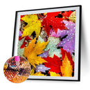 5D DIY Full Drill Diamond Painting Maple Leaf Embroidery Craft Kit Bedroom Decor