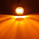 5pcs 12V-24V 3 SMD LEDs Trailer Side Marker Lights Clearance Light (Orange)