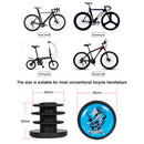 2pcs Mountain Road Folding Bike Handlebar End Stoppers Grips Plugs (Blue) Newly