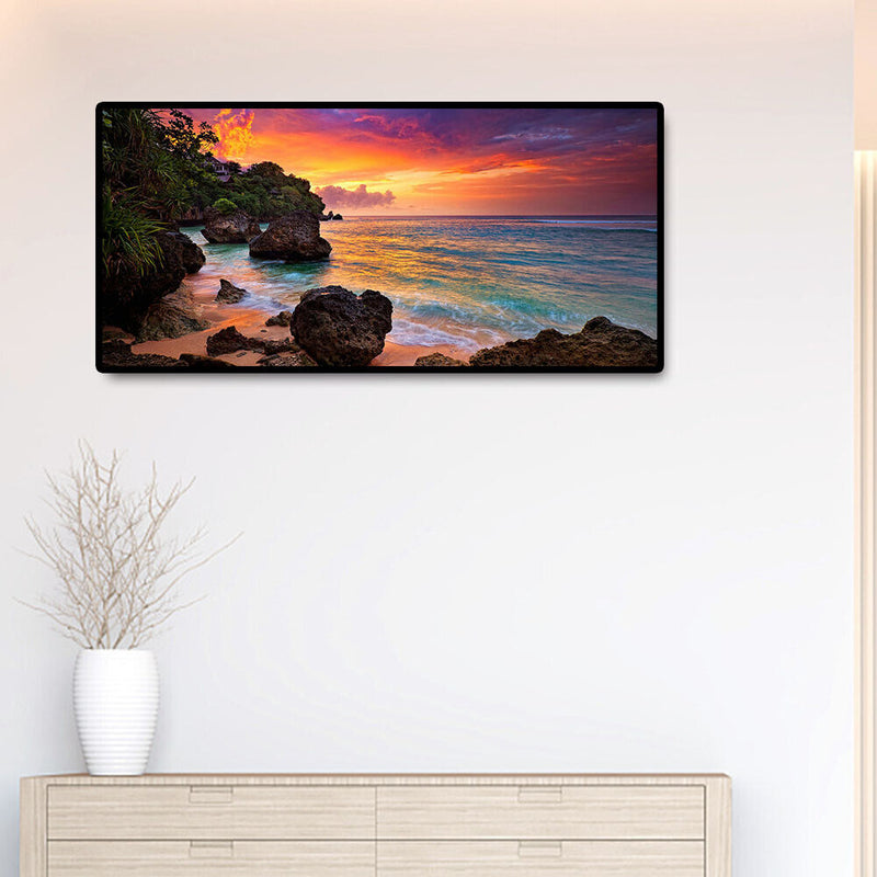5D Full Round Diamond Painting Embroidery Mountain Scenery DIY Home Decoratio