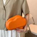 Fashion Cloud Crossbody Bag Women Leather Candy Solid Color Chain Shoulder Purse