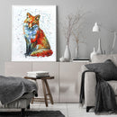 DIY 5D Diamond Painting Full Round Mosaic Fox Handmade Picture Art Home Decor
