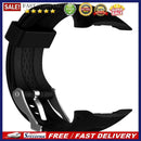 Silicone Watchband Replacement for Garmin Forerunner 10/15(Male/Black)