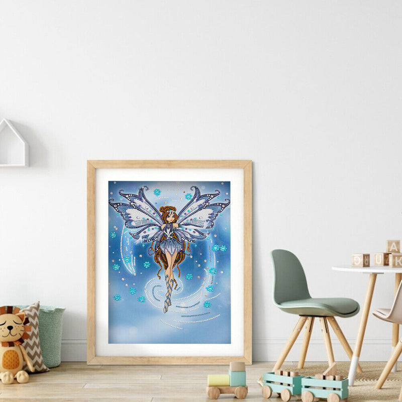 Diamond Painting 5D DIY Winged Fairy Partial Special Drill Rhinestone Kit