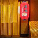 25cm Painting Lantern Japanese Style Fabric Hanging Restaurant Decor (C) Newly