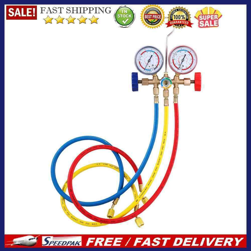 Manifold Gauge Set for R12 R22 R404A R134a Car Air Condition Refrigeration Tools