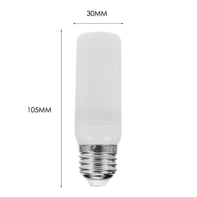 E27 78 SMD 2835 LED Flame Bulb 3W Emulation Fire Effect Lamp Flicker Light