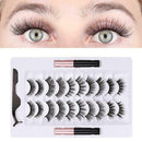 Magnetic Eyelashs Magnet Liquid Eyeliner Lashes Tweezer Long Last P2C2