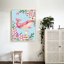 Handmade DIY Hand Painted Paint By Numbers Oil Canvas Pictures Pink Whale Kit
