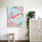 Handmade DIY Hand Painted Paint By Numbers Oil Canvas Pictures Pink Whale Kit