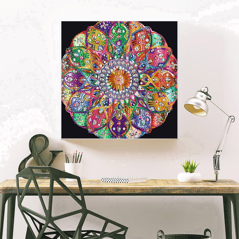Datura Flower DIY Part Drill Special-Shaped Diamond Painting Mosaic Picture