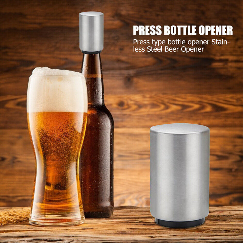 Automatic Magnet Beer Bottle Opener Juice Stainless Steel Opener Kitchen Ga
