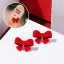 A Pair Girl  ? Flocking Wedding Party Eardrop Fashion Jewelry Ear Decor Earrings