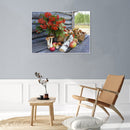 5D DIY Full Round Drill Diamond Painting Wild Food Embroidery Craft Needlework