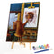 Frameless Oil Paint By Numbers DIY Cat Tiger Picture Craft Kits for Bedroom