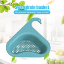 Colander Sink Strainer Kitchen Sink Shelf Faucet Hanging Basket (Yellow)