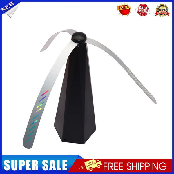 USB Charging Fly Repellent Fan Picnic Food Mosquito Insect Killer (Black)