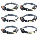 Sensor LED Headlight COB USB Headlamp Camping Riding Head Torch (W678-1)