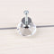 Door Knobs Cupboard Pulls Diamond Shape Pull Handle Crystal Glass Knobs
