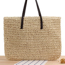Large Capacity Handmade Rattan Woven Shoulder Bag Beach Handbags Totes Clutch